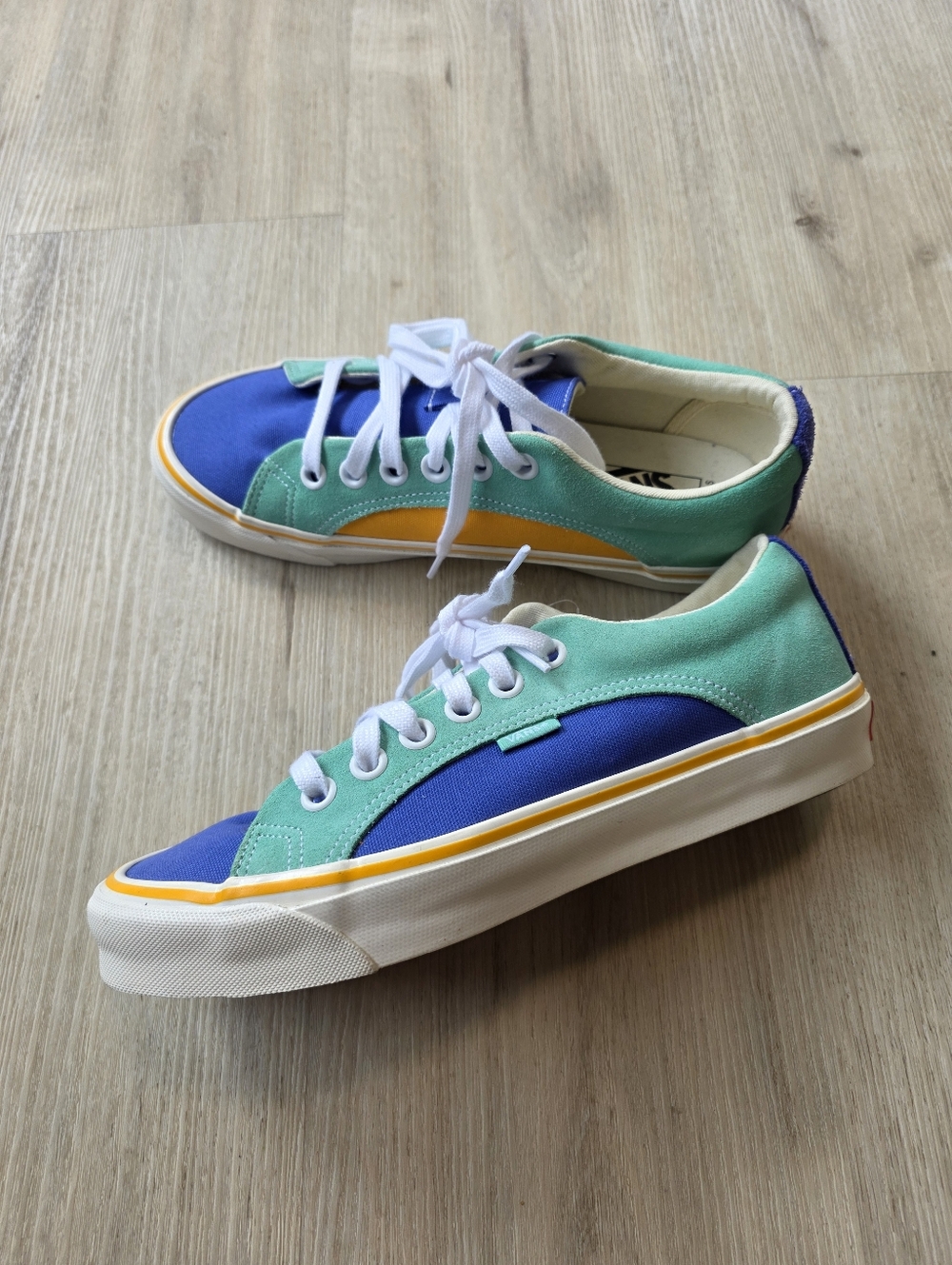 Vans Vault OG Lampin LX Cabbage Baja Blue Sneakers Men's Size 8.5